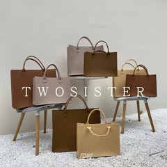 百合手提げ特包ショッピングバッグ厚手フェルトハンドバッグ大容量フェルト手提げ袋にロゴを印刷できます。