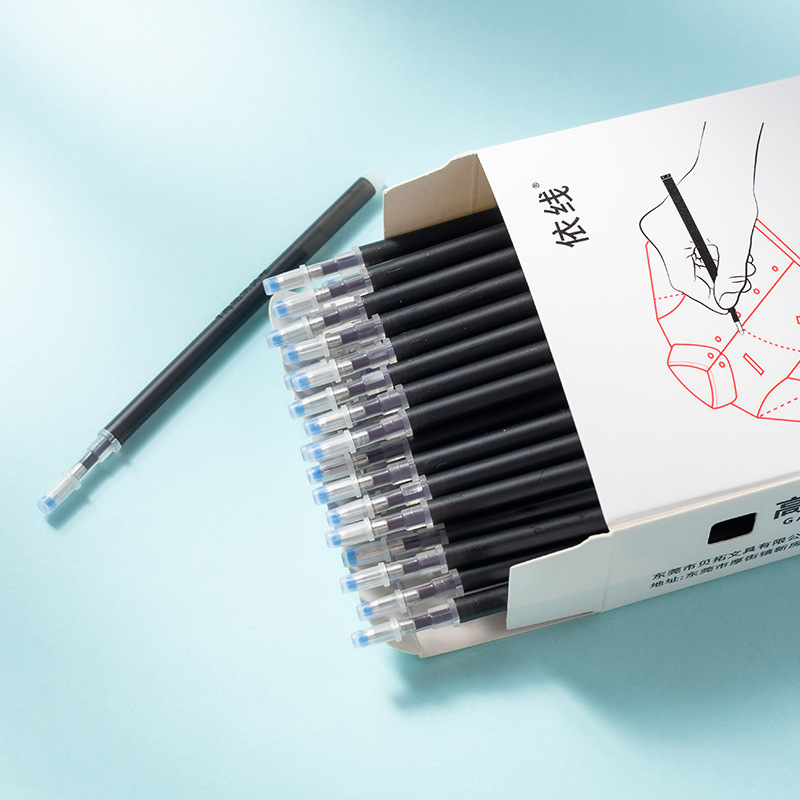 두꺼운 막대 검정 100개 [가죽/천 공용] 고온 또는 물에 사라짐