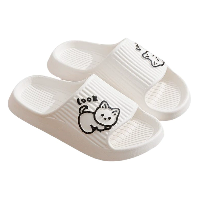 EVA Парные сандалии и тапочки Женские летние домашние и ванные комнаты Ощущение купания Толстая мягкая подошва Нескользящая верхняя одежда Мужской 2