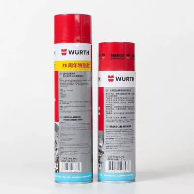 and plastic parts to strengthen brake — Cleaning/curing agent
