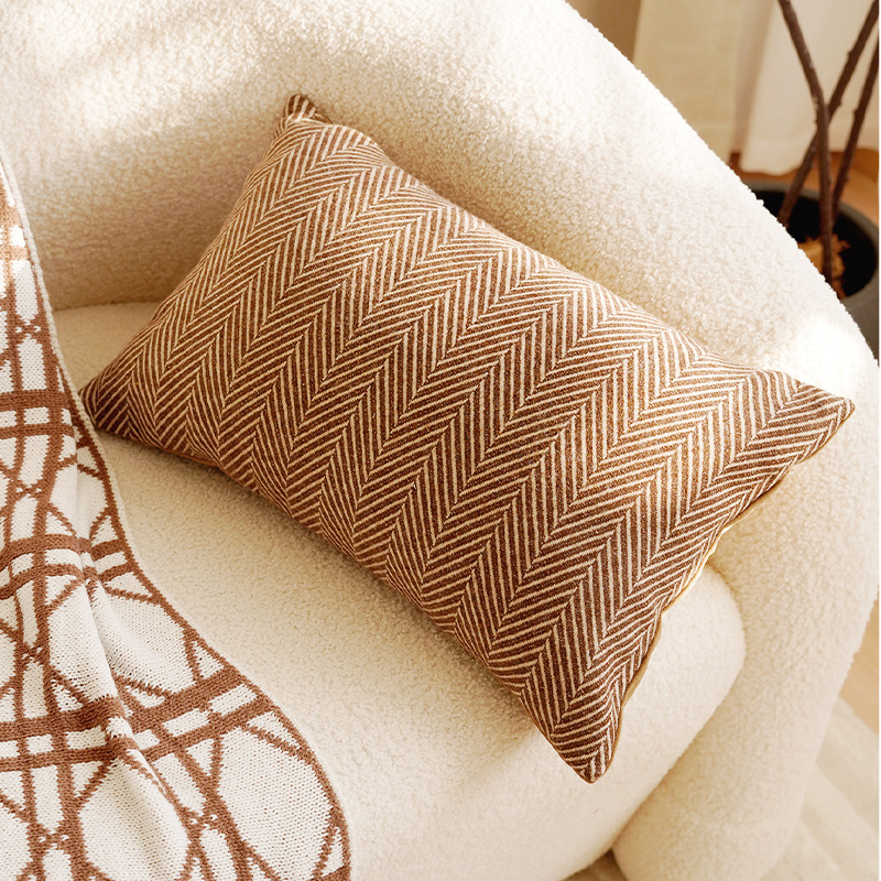 Crema de estilo retro de alta calidad sofá sala de estar almohada cubierta de almohada dormitorio ventana flotante cama almohada cubierta de almohada cojín núcleo