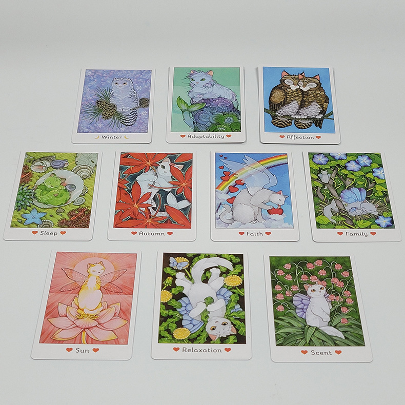 Fairy Cats Ermutigung Orakel Und Tarot Kartendeck_voghion.com