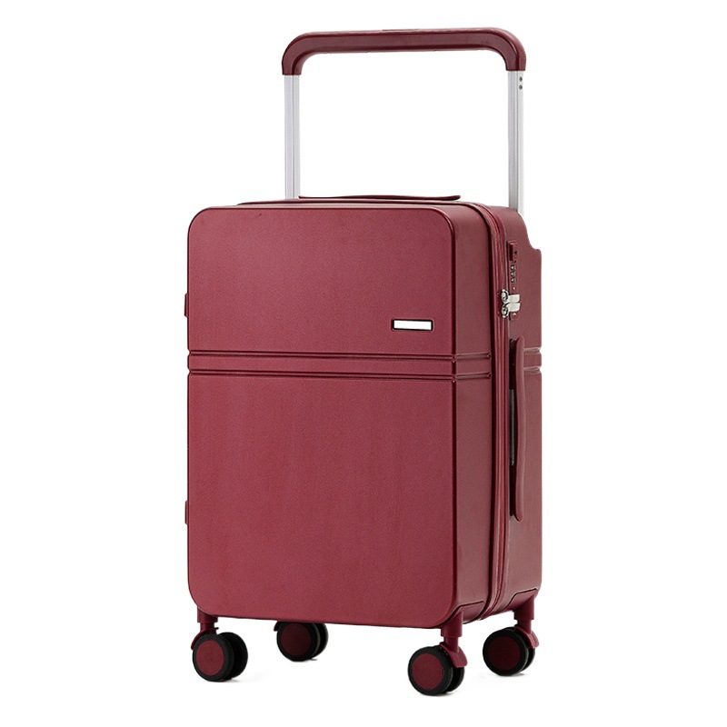 Nueva caja de la carretilla del equipaje de las mujeres bolsa de cosméticos caja de la carretilla de 20 pulgadas maleta contraseña caso traje