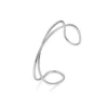 Silver single cross armband
