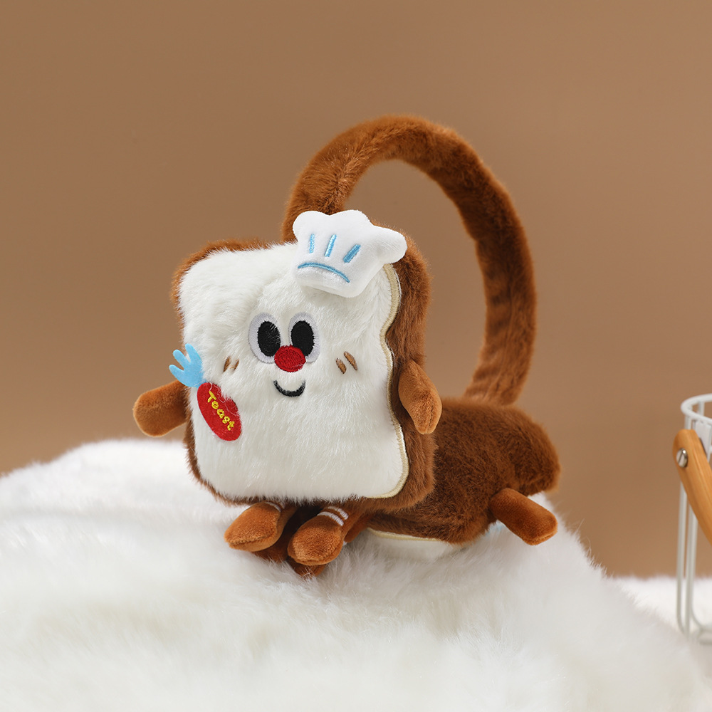 Mujeres de invierno para niños, bolsas de oídos cálidas para niños, niños, niños, niños, protección contra el frío, protección contra el viento, auriculares de dibujos animados