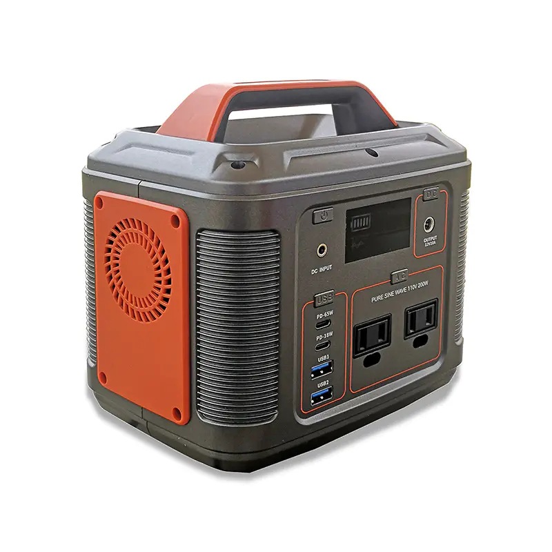 太阳能200W露营储能家用户外便携式220v逆变器110v移动电源