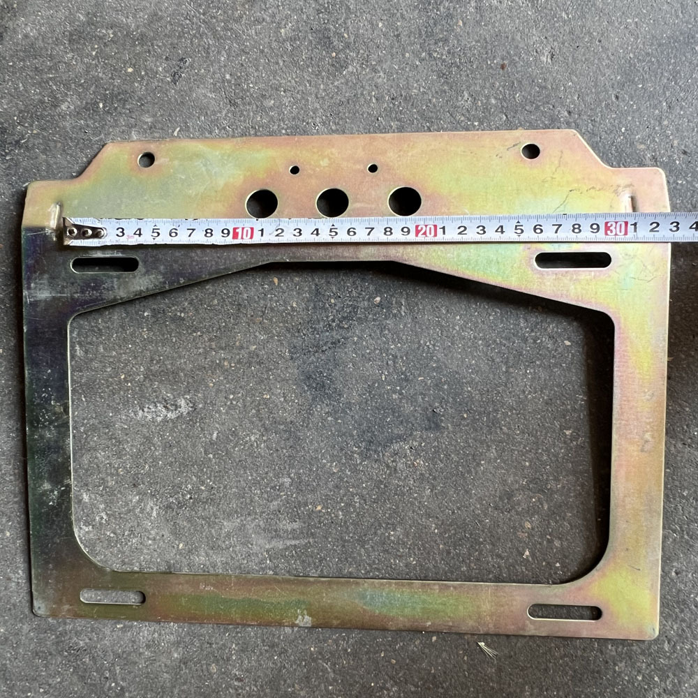 Road clearance vehicle license plate frame, dedicated license plate holder for road rescue vehicles, license plate bracket for engineering vehicles