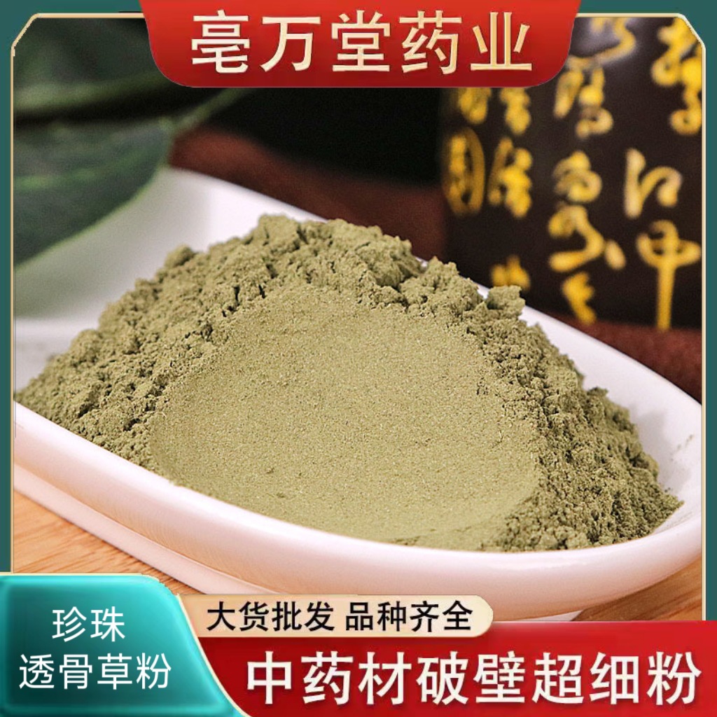 中药材 珍珠透骨草粉 野生珍珠透骨草粉 伸筋草粉 散装批发