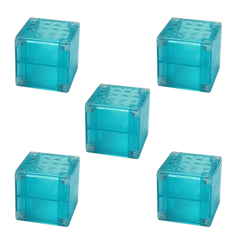 磁力方块 透明天蓝 5PC