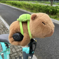 卡皮巴拉毛绒玩具水豚拍拍圈公仔玩偶挂件