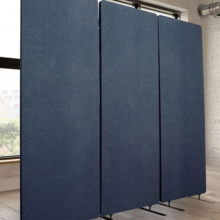 Polyester Fiber Soundproof Partition Screen Office Removable Partition Expandable Privacy Screen Modular Others