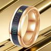 Ring stainless steel hip-hop style, European style, does not fade, light luxury style