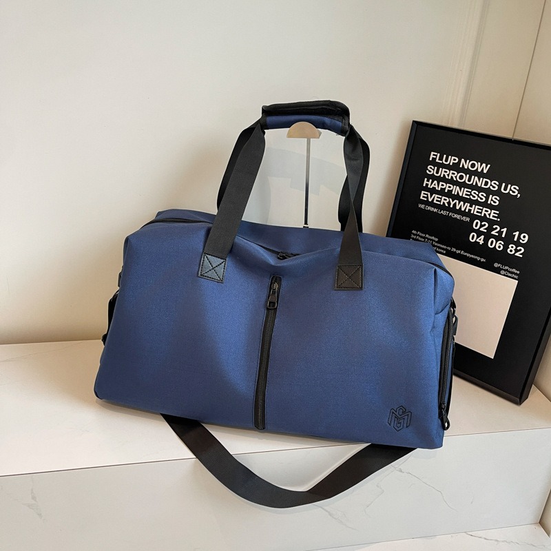 bolsa de viaje portátil de almacenamiento de descompresión separación seca y húmeda bolsa deportiva de acondicionamiento físico con barra de tracción ajustable