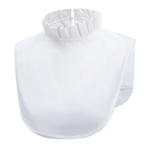 My first half life Tang Jing's same style white fungus edge fake collar women's half high collar lotus leaf lace fake collar stand collar