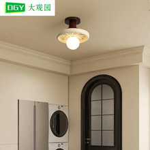 大观园过道灯走廊阳台灯玄关吸顶灯创意入户门厅灯中古风灯具522L
