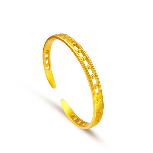 Vietnamese sand gold fortune abacus open bracelet brass gold-plated women's fashion wishful abacus open bracelet bracelet