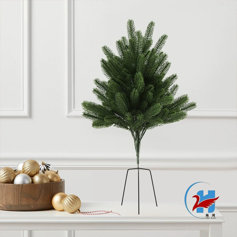 Новая миниатюрная искусственная елка Zonghong для ресторанов и отелей премиум-класса с вращением и музыкой, украшения для маленькой елки