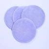 Makeup remover pad one piece of purple