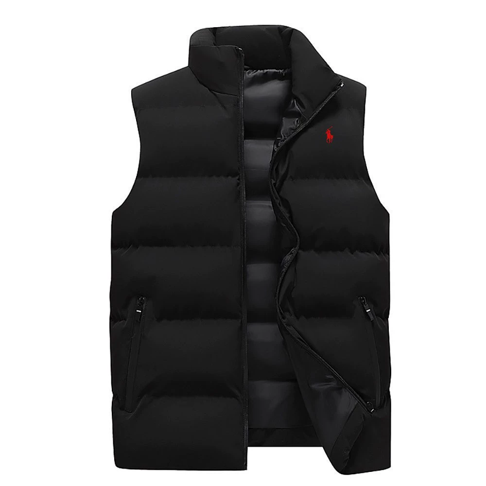Demi-season keep warm windproof vest for leisure, down jacket