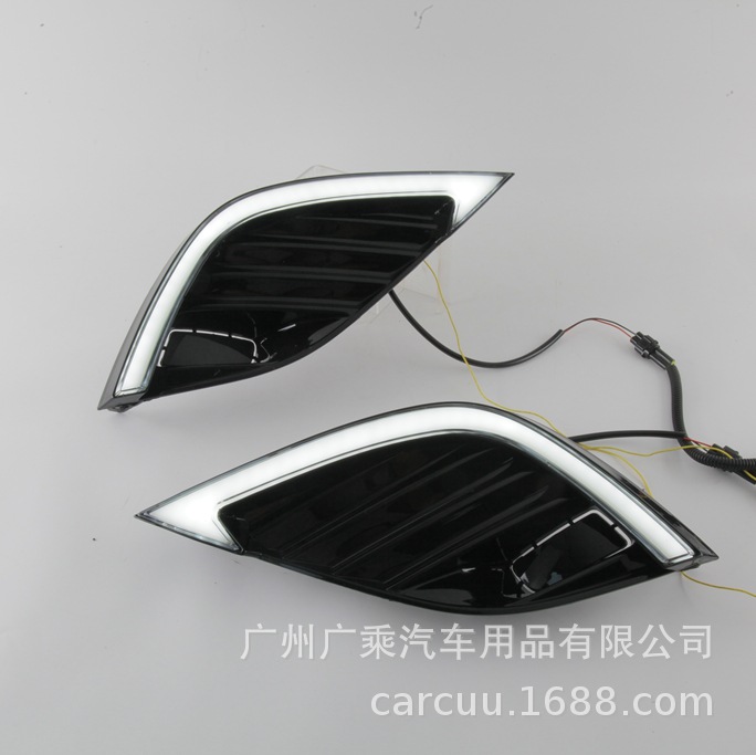 Aplicable a 18 nuevo Camry Luz de marcha diurna 19 LED Luz de marcha diurna modificado conjunto de luz antiniebla delantera luz antiniebla DRL