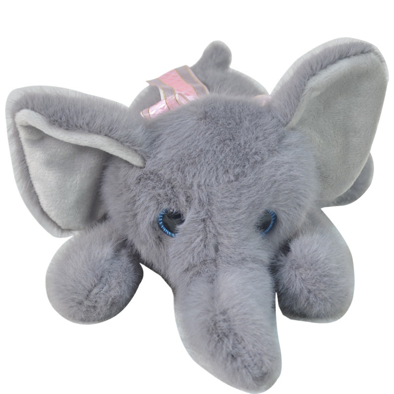 Comercio exterior lindo elefante mentiroso muñeca hipopótamo juguete de peluche regalo de boda máquina de agarre muñeca lote transfronterizo