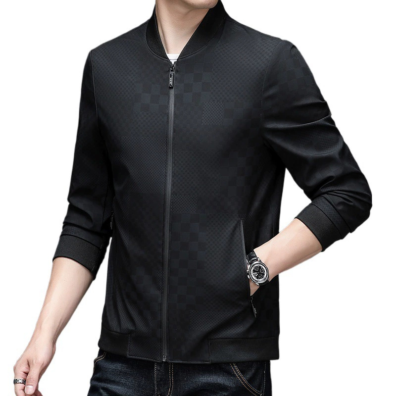 Autumn fashionable trend jacket, for middle-aged man