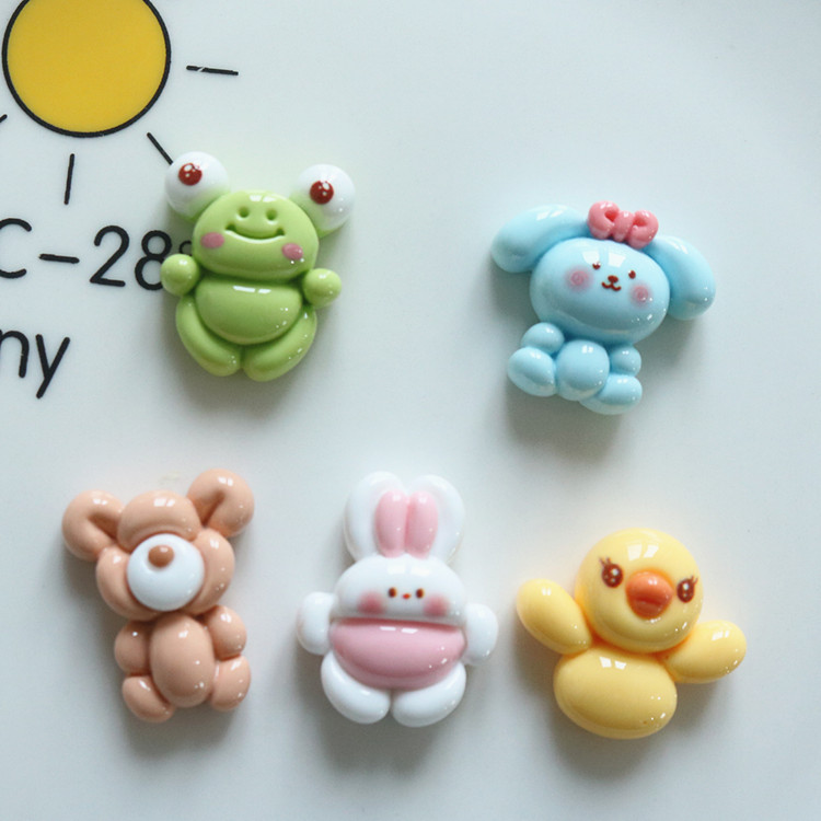 수지 액세서리 도매 DIY 액세서리 수공예 재료 신발 버클 휴대폰 케이스 액세서리 패치 풍선 동물 북10