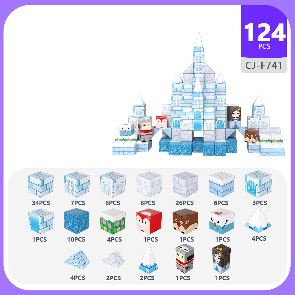 Fuente al por mayor My Magnet World Cube Puzzle Imán Bloque de construcción 20mm Partículas grandes Imán fuerte Cubo magnético