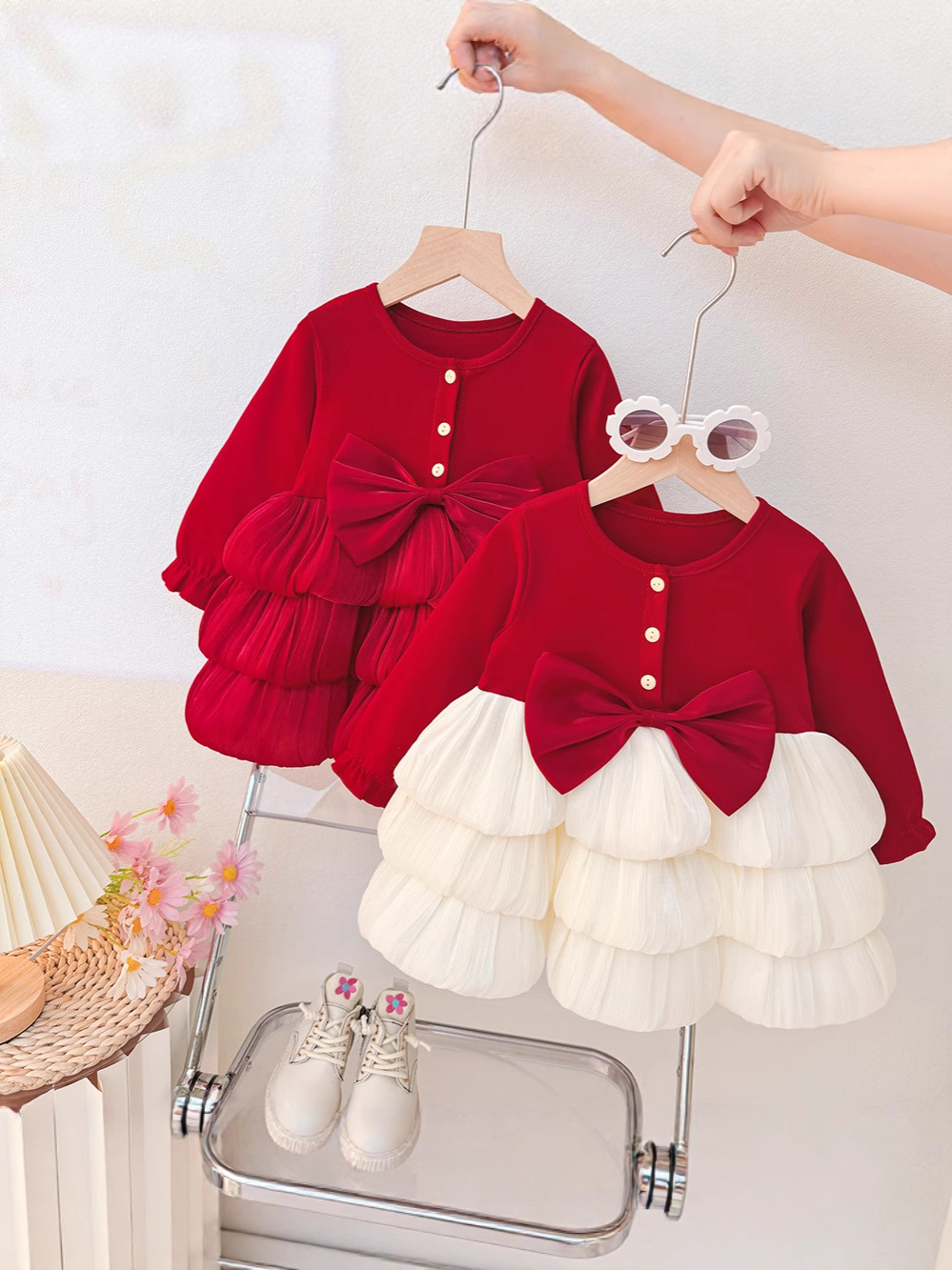Autumn demi-season dress, skirt, children's cute small princess costume girl's, children's clothing, western style, special occasion clothing, Birthday gift