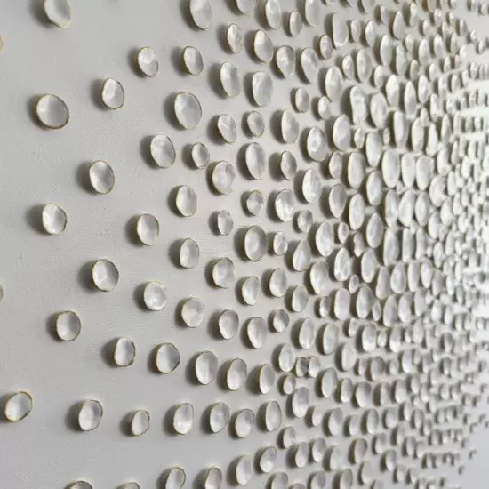 纯手绘立体浮雕绘画轻奢风格客厅餐厅沙发背景高级感样板间装饰画