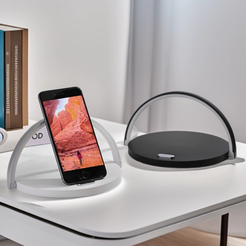 新型人気二合一無線充電器15w急速充電調整可能小夜灯携帯電話スタンドプレゼントプレゼント|undefined