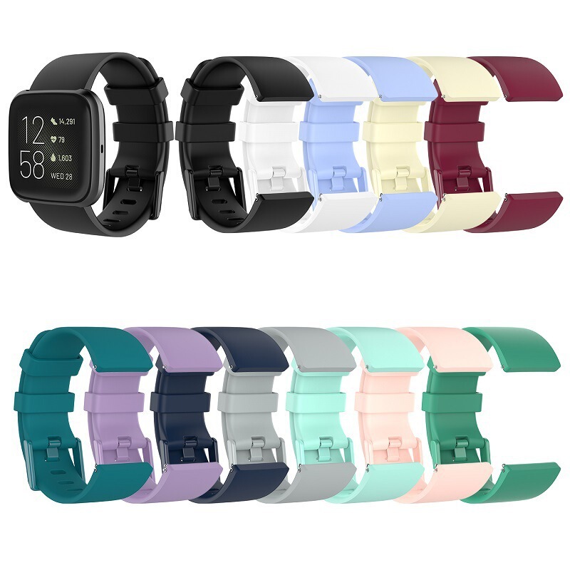 For fitbit versa lite/versa2 Silicone Strap Color Button Sports Replacement Strap For fitbit versa lite/versa2 Silicone Strap Color Button Sports Replacement Strap