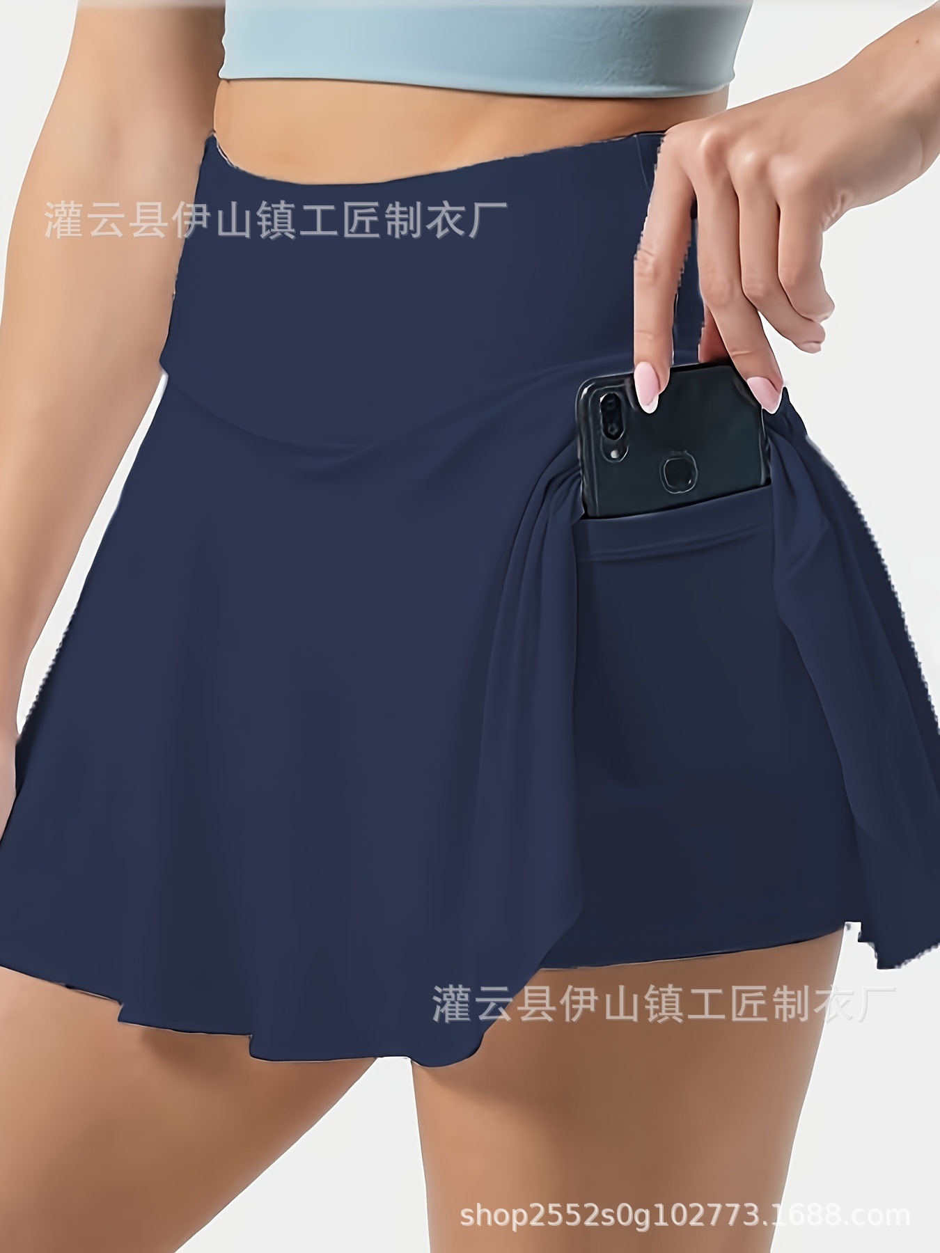 Falda corta plisada delgada para mujer, estilo casual, cómoda y versátil, para deportes al aire libre en otoño e invierno, disponible en Amazon Europa y América.