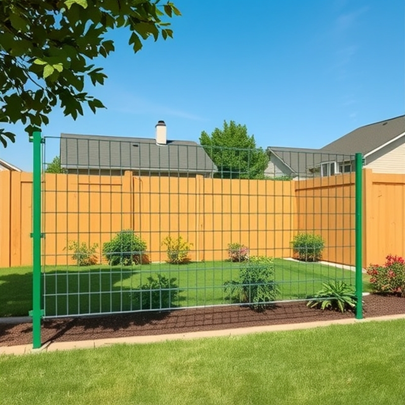 养殖圈地双边丝护栏网果园隔离栅高速公路铁丝防护围栏果园防护