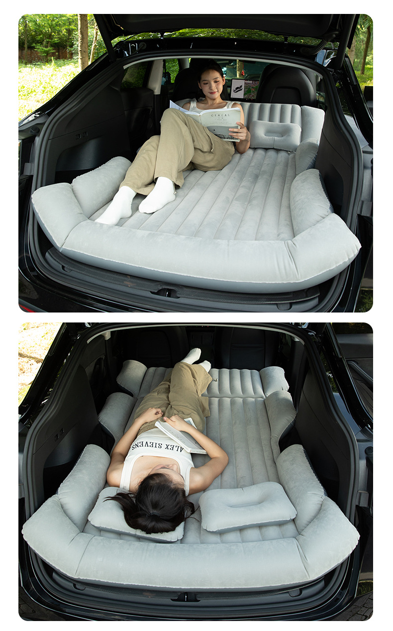 Factory in stock SUV trunk car inflatable bed travel trunk car inflatable bed foldable inflatable bed