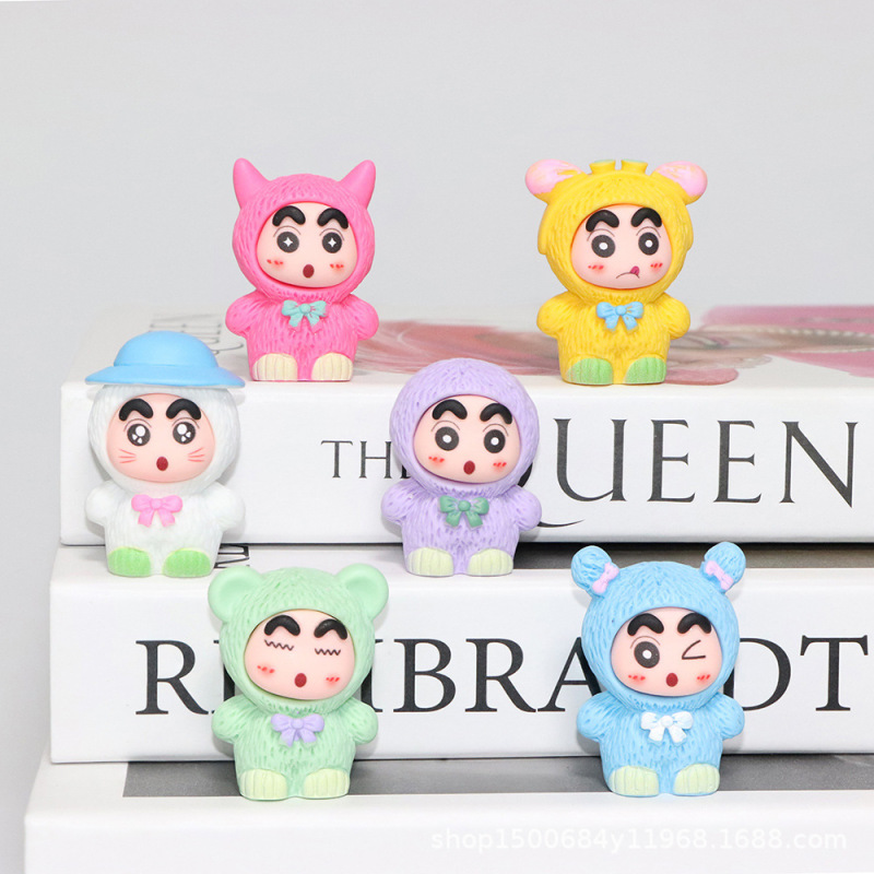 アニメ漫画感触ペイントつや消し樹脂 Xiaoxin アクセサリー diy ジュエリーキーホルダーかわいい車の装飾品装飾|undefined