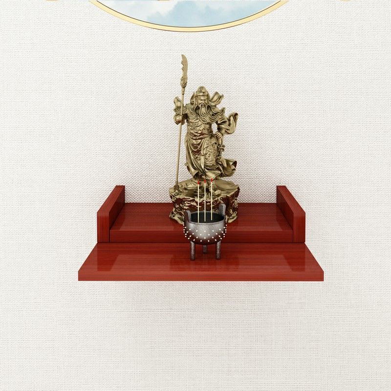 ✅ No-Drill Wall-Mounted Altar for Worshiping Guanyin and Buddha