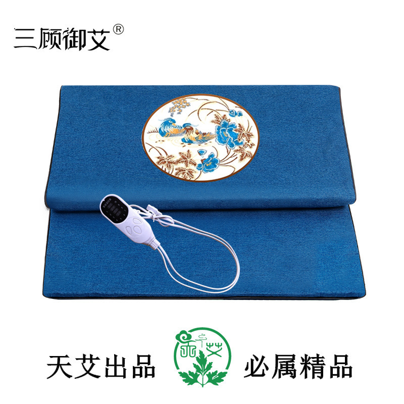 Deep blue linen [10-level temperature control timer] yin yang water play
