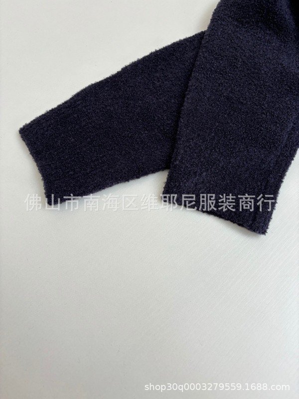 毒家 正确版 M1U家新款字母刺绣圆领泰迪毛衣高定ins潮流针织衫|undefined
