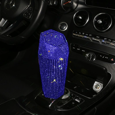 special creative car cute, Car storage bag/box - trash-bin-blue-diamond