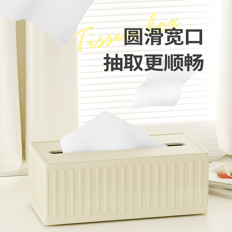 Rabbit Decorative Desktop Tissue Box Spring-Loaded Tissue Holder Bathroom Living Room Bedroom Tissue Box Storage Design Napkin Holder