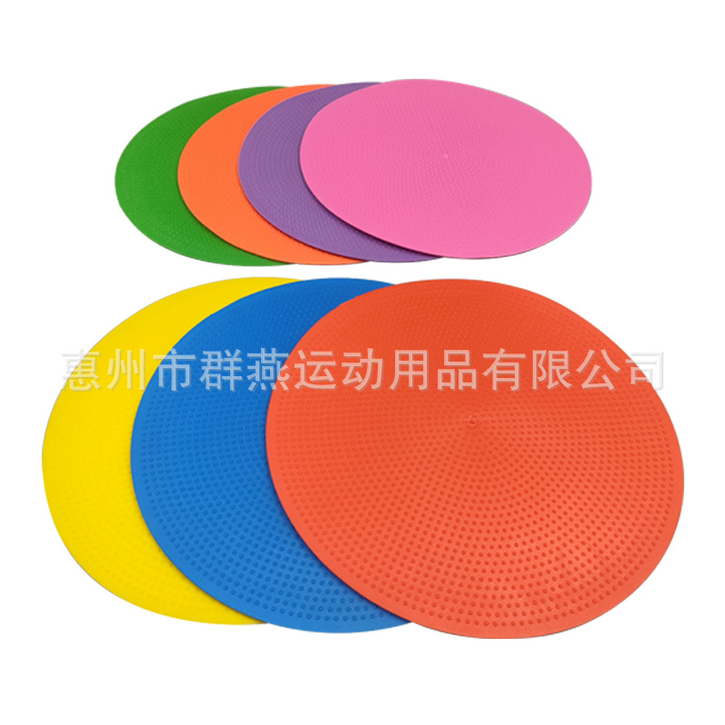 Placa de logotipo Placa de entrenamiento de fútbol Placa de logotipo plana Placa de logotipo de disco formación obstáculo pie cesta fila tenis hito pad