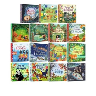 English 3D pop-up book flip book children's intelligence development parent-child popular science books