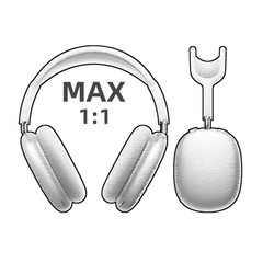 クロスボーダーの人気商品華強北pods Air Max重低音ヘッドセットbluetoothヘッドセットのスマートカバー商品