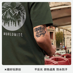 Semi-permanent herbal juice tattoo sticker wholesale waterproof and sweat-proof long-lasting non-reflective small picture flower arm tattoo sticker for women