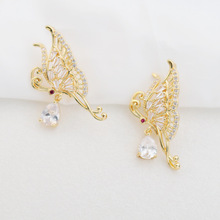 14k����ɫ��ʯ����ˮ��17*35mm����diy����朊A���Ʒ���