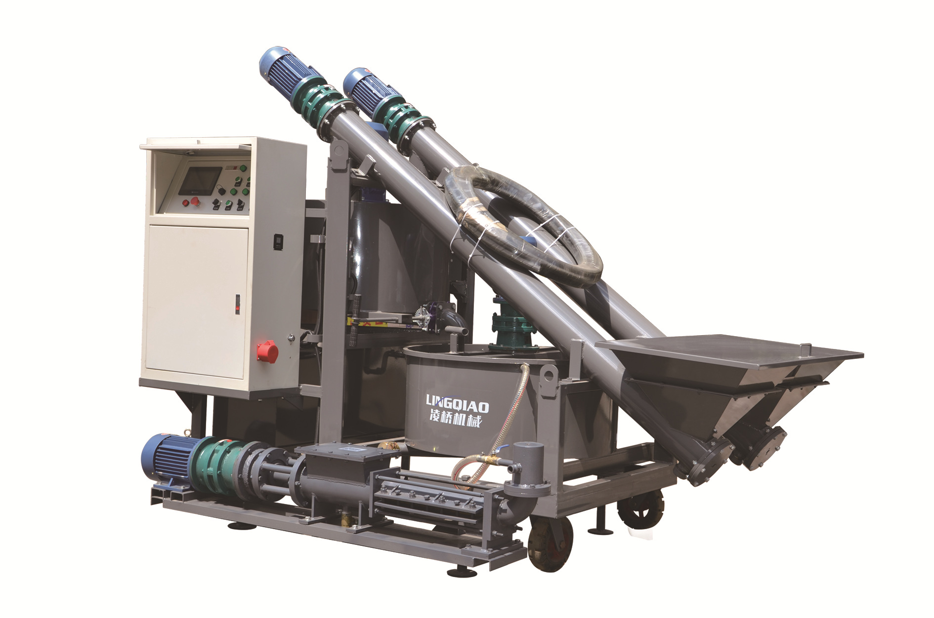 厂家直销 智能数控高速搅拌台车 智能压浆设备