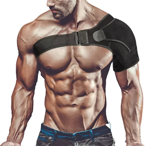 Cross-border Sports Shoulder Strap Neoprene Basketball Anti-muscle Strap Adjustable Shoulder Strap Ice Compress Sports Protector