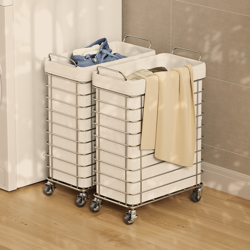 Dirty Clothes Basket Household Large-Capacity Clothes Storage Basket Toy Bucket Bathroom Bathroom Clothes Storage Artifact Laundry Basket Basket