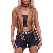 A 56300 Fringe Suede Vest Jacket ������������ ŷ���羳